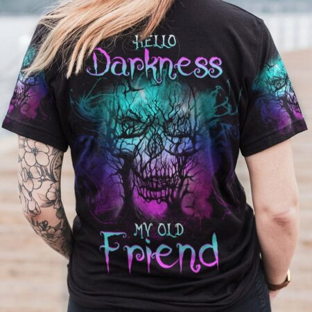 HELLO DARKNESS MY OLD FRIEND SKULL ALL OVER PRINT - YHHG0504231