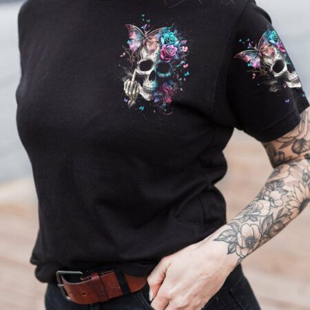 DON'T LIKE MY ATTITUDE SKULL ALL OVER PRINT - YHHN2802232