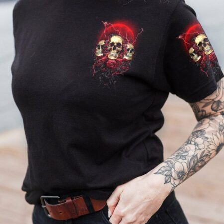 I AM THE STORM SKULL ROSES ALL OVER PRINT - TLTW0203234