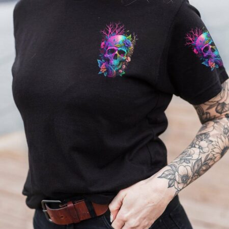 I AM WHO I AM COLORFUL SKULL ALL OVER PRINT - TLNZ2903234