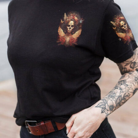 I'M THE F QUEEN SUGAR SKULL VINTAGE ALL OVER PRINT - TLNZ1204232