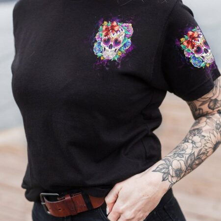 BUT DID YOU DIE MOM LIFE SKULL ROSE ALL OVER PRINT - TLTW2203237