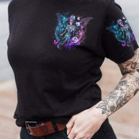 KARMA FAIRY SKULL SKELETON ROSE ALL OVER PRINT - YHLN2401232