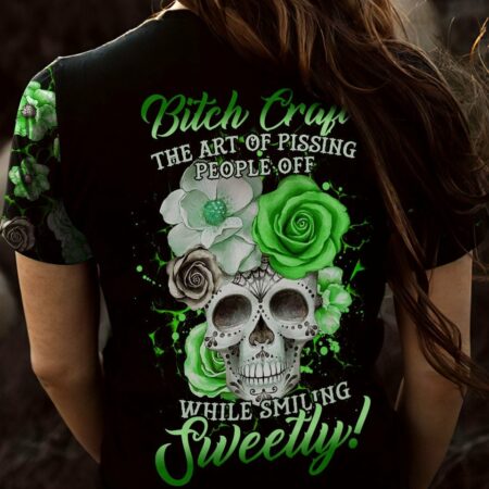 B CRAFT ROSE SKULL ALL OVER PRINT - TLTR1301231