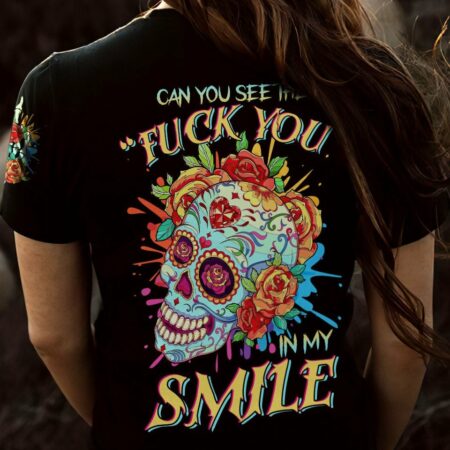 CAN YOU SEE THE F YOU SKULL ALL OVER PRINT - TLTR2303233