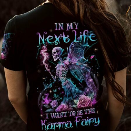 KARMA FAIRY SKULL SKELETON ALL OVER PRINT - YHHG2302234