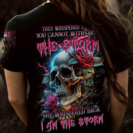 I AM THE STORM SKULL ROSE ALL OVER PRINT - YHHN1002231