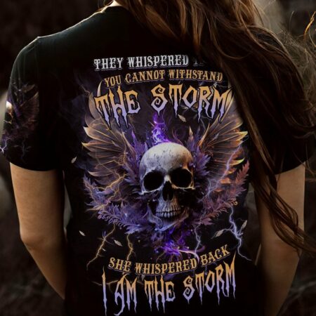 I AM THE STORM SKULL WINGS ALL OVER PRINT - TLTM0802233