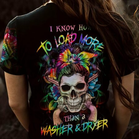 I KNOW HOW TO LOAD TIE DYE SKULL ALL OVER PRINT - YHHG0203233