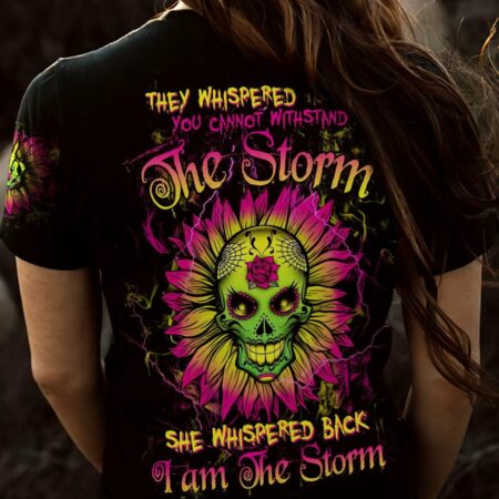 I AM THE STORM SUGAR SKULL SUNFLOWER ALL OVER PRINT - TLTW0103232