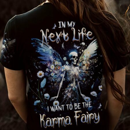 KARMA FAIRY SKELETON DAISY ALL OVER PRINT - TLTW2102235