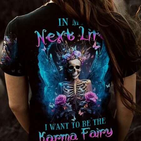 KARMA FAIRY SKULL ALL OVER PRINT - YHHN2202232