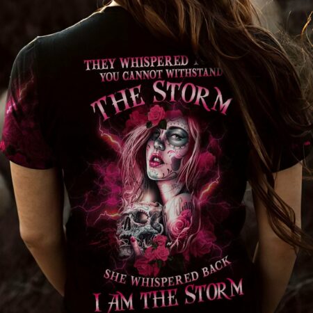 I AM THE STORM SUGAR SKULL ALL OVER PRINT - YHHG2202232