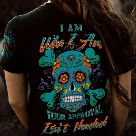 I AM WHO I AM SKULL ALL OVER PRINT - YHLN1004232