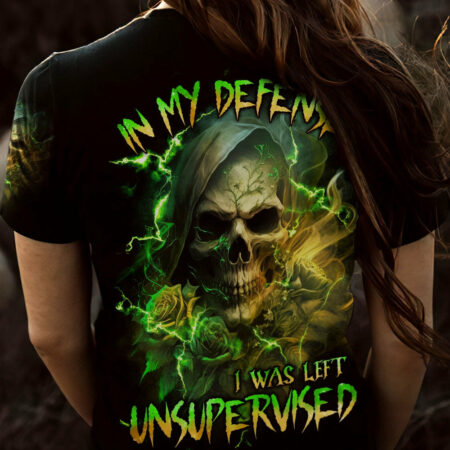 IN MY DEFENSE I WAS LEFT UNSUPERVISED REAPER ALL OVER PRINT - TLNZ0604231