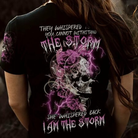 I AM THE STORM FLOWER SKULL ALL OVER PRINT - TLTR0802232