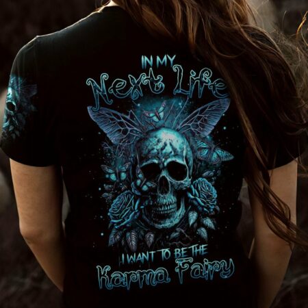 KARMA FAIRY SKULL ALL OVER PRINT - TLTR2003233