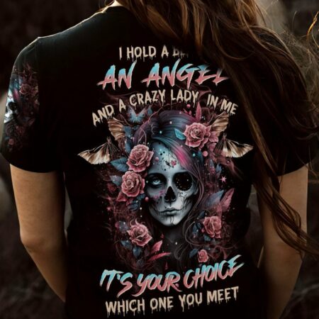 I HOLD A BEAST AN ANGEL ALL OVER PRINT - YHHN0103232
