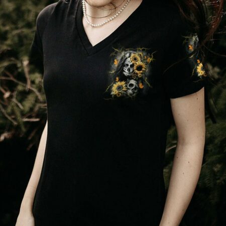 CAN YOU SEE THE F YOU SKULL ROSE ALL OVER PRINT - TLTM1302234