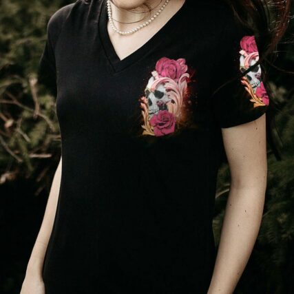 IF YOU THINK I'M A B ROSE SKULL ALL OVER PRINT - YHDU3103234