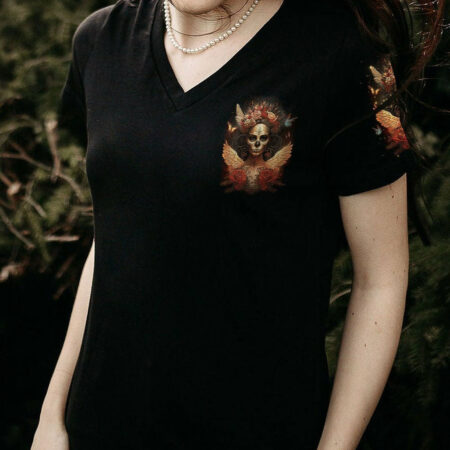 I'M THE F QUEEN SUGAR SKULL VINTAGE ALL OVER PRINT - TLNZ1204232