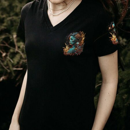 CRY ME A RIVER SUGAR SKULL ALL OVER PRINT - TLNO0404232