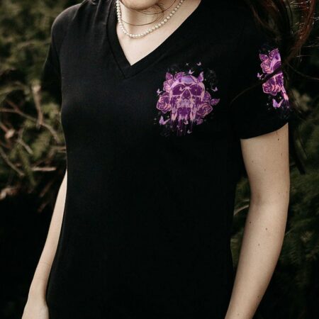 I AM A SWEET GIRL BUT IF YOU PISS ME OFF ROSE BUTTERFLY SKULL ALL OVER PRINT - TLTW0302232