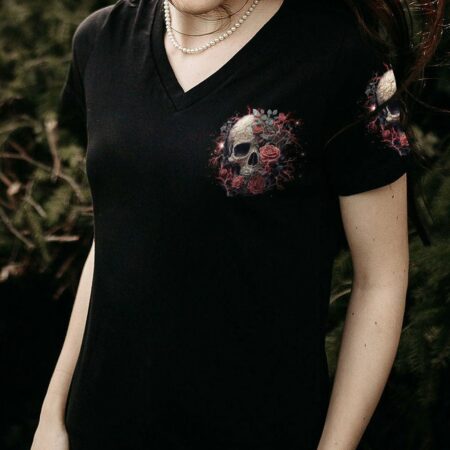 FRESH OUT OF F SKULL ROSE ALL OVER PRINT - TLNO0703232