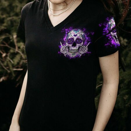 CAN YOU SEE THE F YOU SKULL ALL OVER PRINT - YHHG2903231