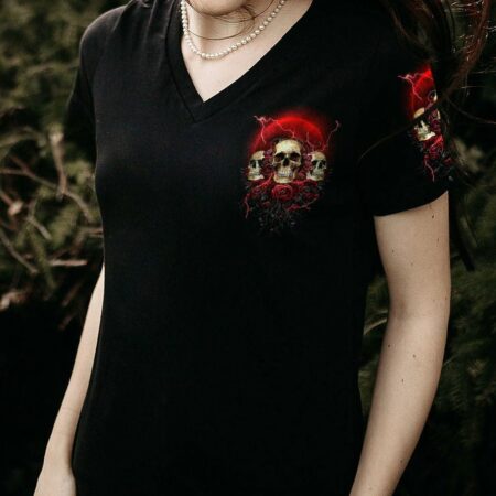 I AM THE STORM SKULL ROSES ALL OVER PRINT - TLTW0203234