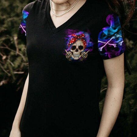 CRAZY GRANDMA SKULL ALL OVER PRINT - YHHG2202234