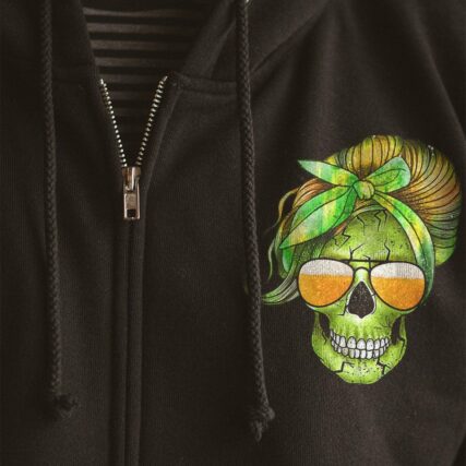 B GIRLS CHUG BEER MESSY BUN PATRICK'S DAY ALL OVER PRINT - TLTR1101231