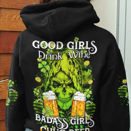 B GIRLS CHUG BEER PATRICK'S DAY ALL OVER PRINT - TLTY1101231