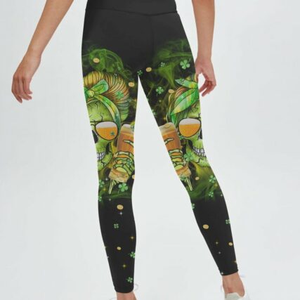 B GIRLS CHUG BEER MESSY BUN PATRICK'S DAY ALL OVER PRINT - TLTR1101231