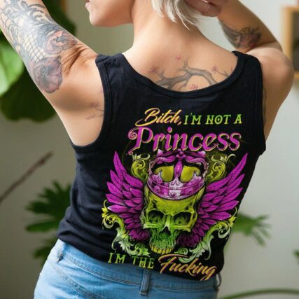 I'M NOT A PRINCESS I'M THE F QUEEN ALL OVER PRINT - YHHN1001231