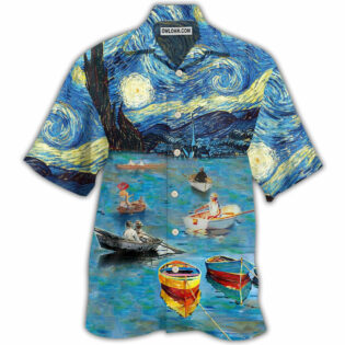 Boat Mysterious Art Sky - Hawaiian Shirt - Owl Ohh - Owl Ohh