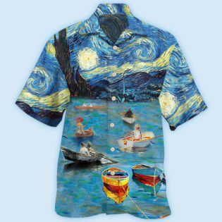 Boat Mysterious Art Sky - Hawaiian Shirt - Owl Ohh - Owl Ohh