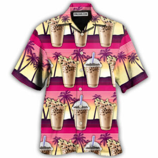 Boba Milk Tea Welcome To Summer - Hawaiian Shirt - Owl Ohh - Owl Ohh