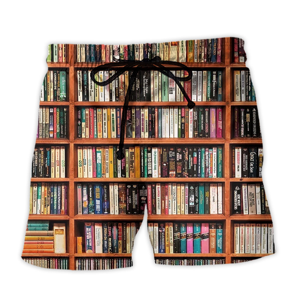 Book Lover I Love Reading - Beach Short - Owl Ohh - Owl Ohh