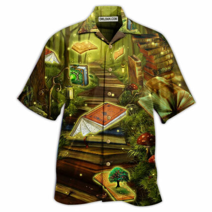Book Magic Fly Mysterious World - Hawaiian Shirt - Owl Ohh - Owl Ohh