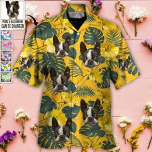 Dog Lucky You Want Tropical Custom Photo - Hawaiian Shirt - Personalized Photo Gifts-Owl Ohh