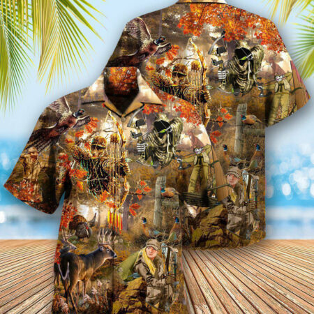 Hunting Bow And Arrow Were The History Of Mankind Cool - Hawaiian Shirt - Owl Ohh - Owl Ohh