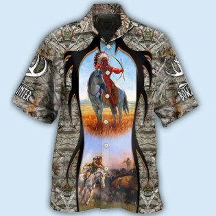 Native Bow Arrow Hunting Cool - Hawaiian Shirt - Owl Ohh - Owl Ohh
