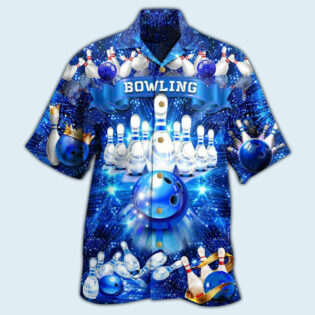 Bowling Is The Best Part Of My Day Blue Style - Hawaiian Shirt - Owl Ohh - Owl Ohh