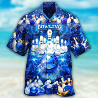 Bowling Is The Best Part Of My Day Blue Style - Hawaiian Shirt - Owl Ohh - Owl Ohh