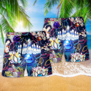 Bowling Let The Good Times Roll Short - Beach Short - Owl Ohh - Owl Ohh