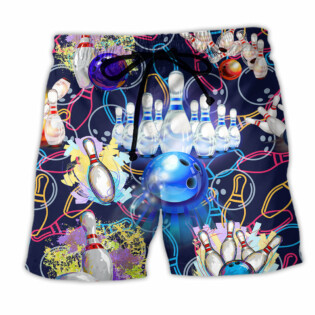 Bowling Let The Good Times Roll Short - Beach Short - Owl Ohh - Owl Ohh