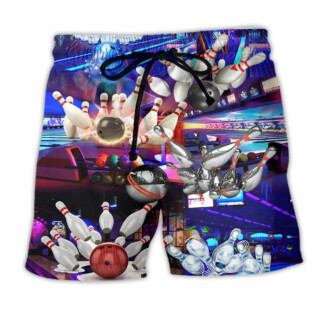 Bowling Luxury Nice Style - Beach Short - Owl Ohh - Owl Ohh