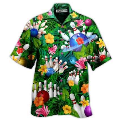 Bowling What Happens At Bowling - Hawaiian Shirt - Owl Ohh - Owl Ohh