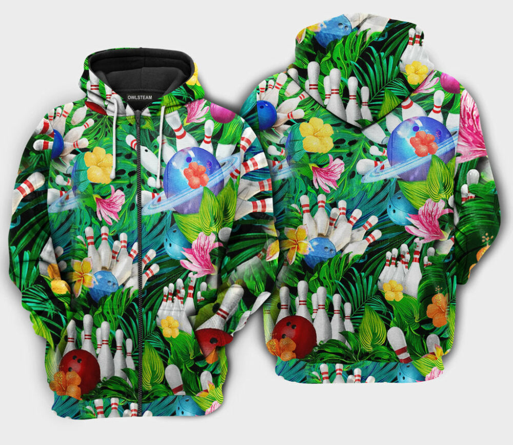 Bowling What Happens At Bowling Stays At Bowling - Hoodie - HOOD04NVC180921
